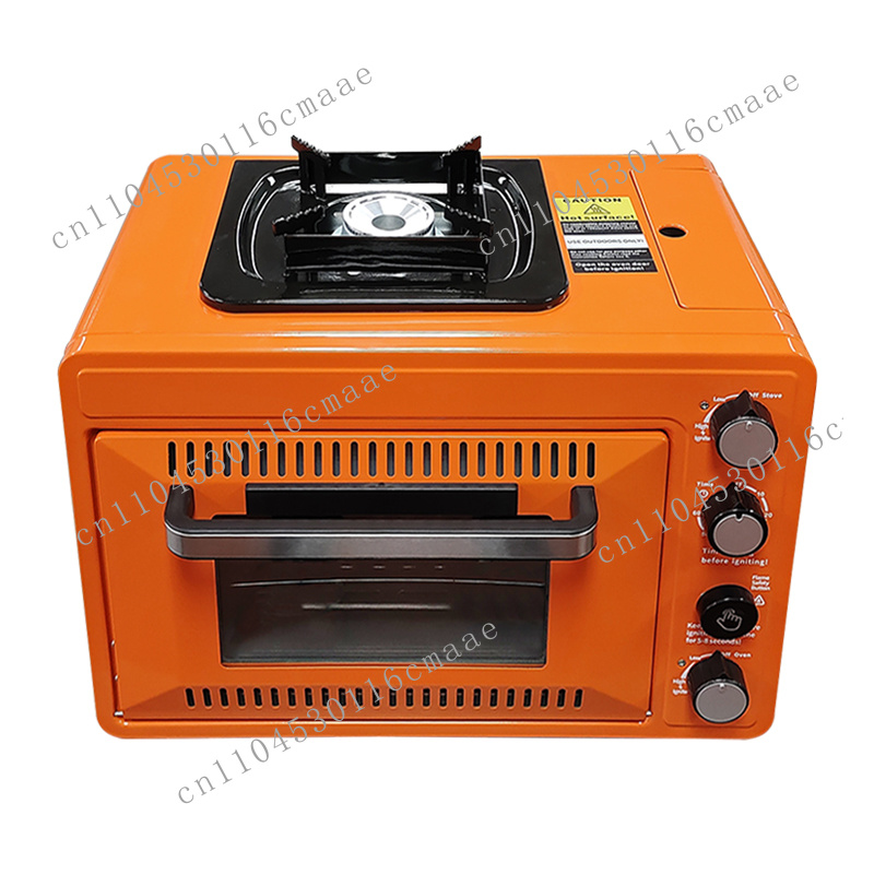 Camping Cooking Gas Stove Portable Tool - เตาแก๊สบาร์บีคิวกลางแจ้งแบบมืออาชีพพร้อมเตาแก๊สในครัวเรือน เตาแก๊สแบบพกพาใช้แก๊สบิวเทนคู่สำหรับทำอาหารระหว่างการเดินทางและตั้งแคมป์