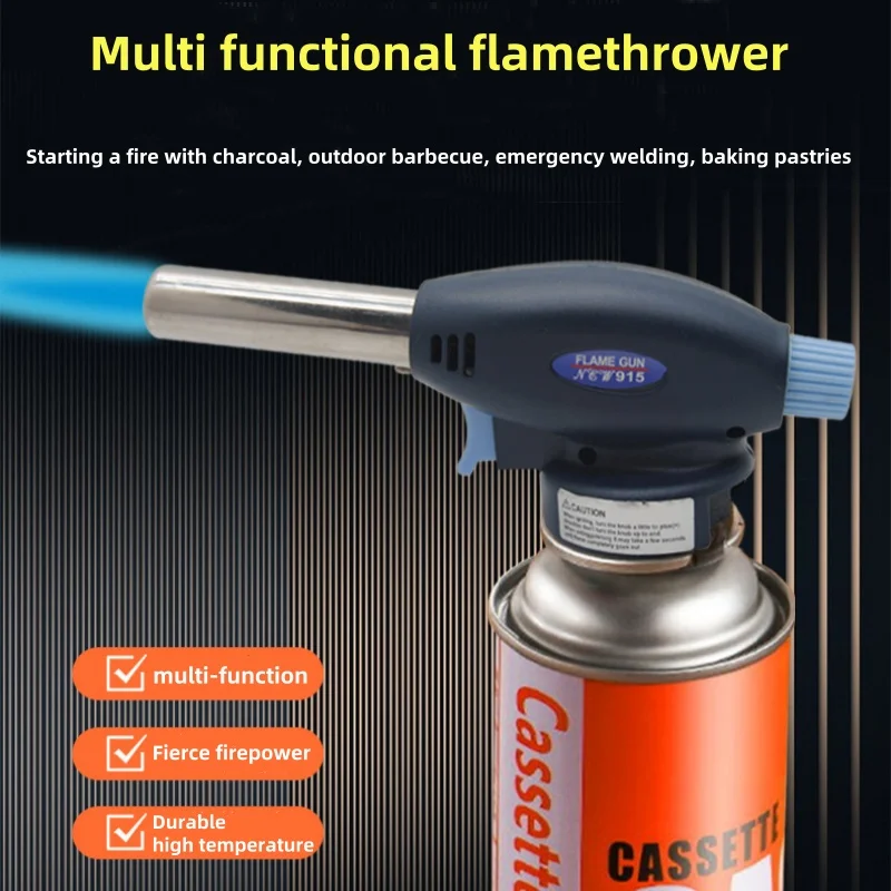 Camping Cooking Kitchen - 915 หัวสเปรย์แบบพกพาประเภท Liquefied Gas Flamethrower สําหรับ