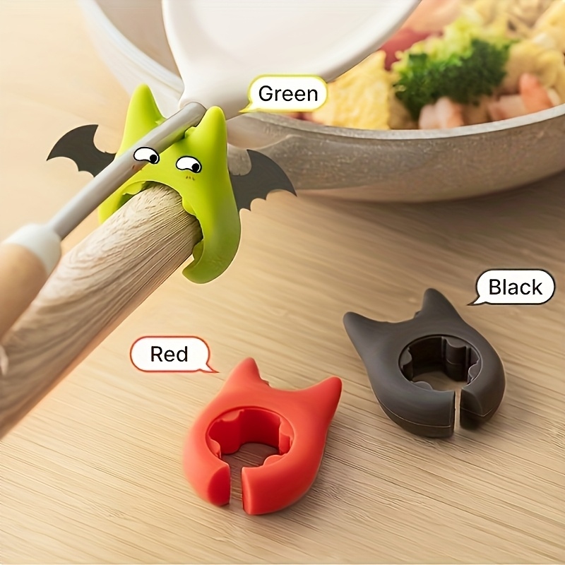 Camping Cooking Utensil Holder - ที่วางตะหลิวซิลิโคนแบบพกพาสำหรับตั้งแคมป์กลางแจ้ง, ที่วางทัพพีกันน้ำล้น, ที่วางตะหลิวป้องกันคราบสกปรกสำหรับทำอาหารปิกนิก