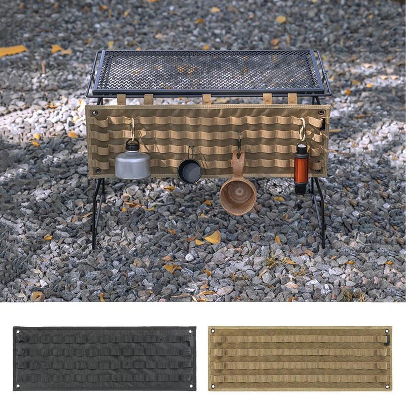 Camping Cooking Canopy - อุปกรณ์จัดหลังคาสำหรับตั้งแคมป์ออกแบบให้มีความยืดหยุ่นสำหรับการจัดเก็บที่มีประสิทธิภาพกระเป๋าแบบม้วนได้พกพา