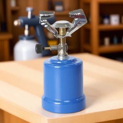 Camping Cooking Gas Stove Portable Tool - เตาแก๊สพกพาสำหรับตั้งแคมป์ น้ำหนักเบา ทนความร้อน เตาแก๊สสำหรับใช้งานกลางแจ้ง ปรับระดับเปลวไฟได้ เหมาะสำหรับการเดินป่า