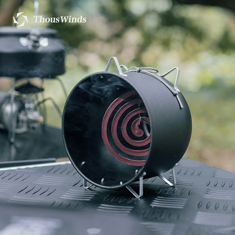 Camping Cooking Utensil Holder - Thous Winds ผู้ถือยาจุดกันยุง Camping ยุงธูปกลางแจ้งขาตั้งยาจุดกันยุง Ash