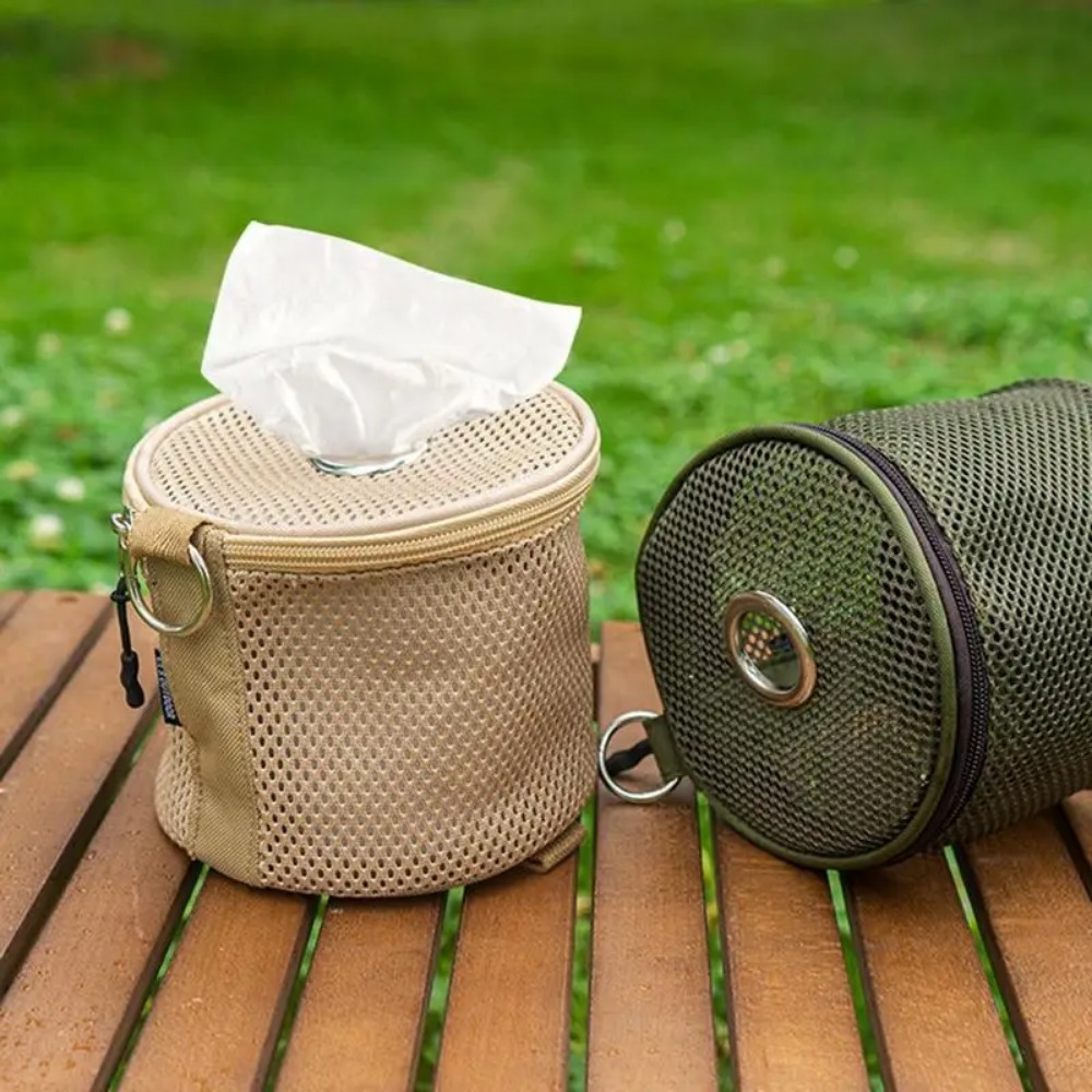 Outdoor Camping เนื้อเยื่อม้วน - Camping Cooking Utensil Holder บทวิจารณ์และราคา