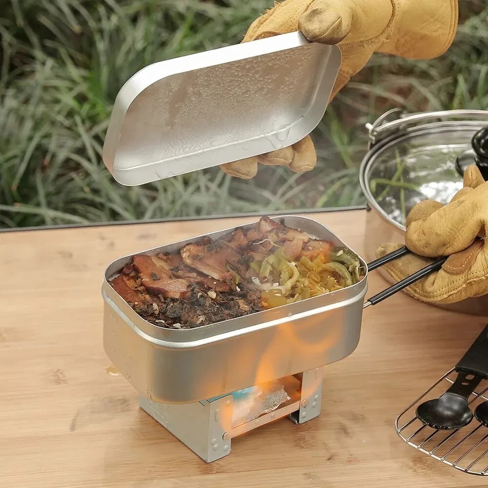 ชุดอุปกรณ์บนโต๊ะอาหารน้ำหนักเบ - Camping Cooking Kitchen บทวิจารณ์และราคา