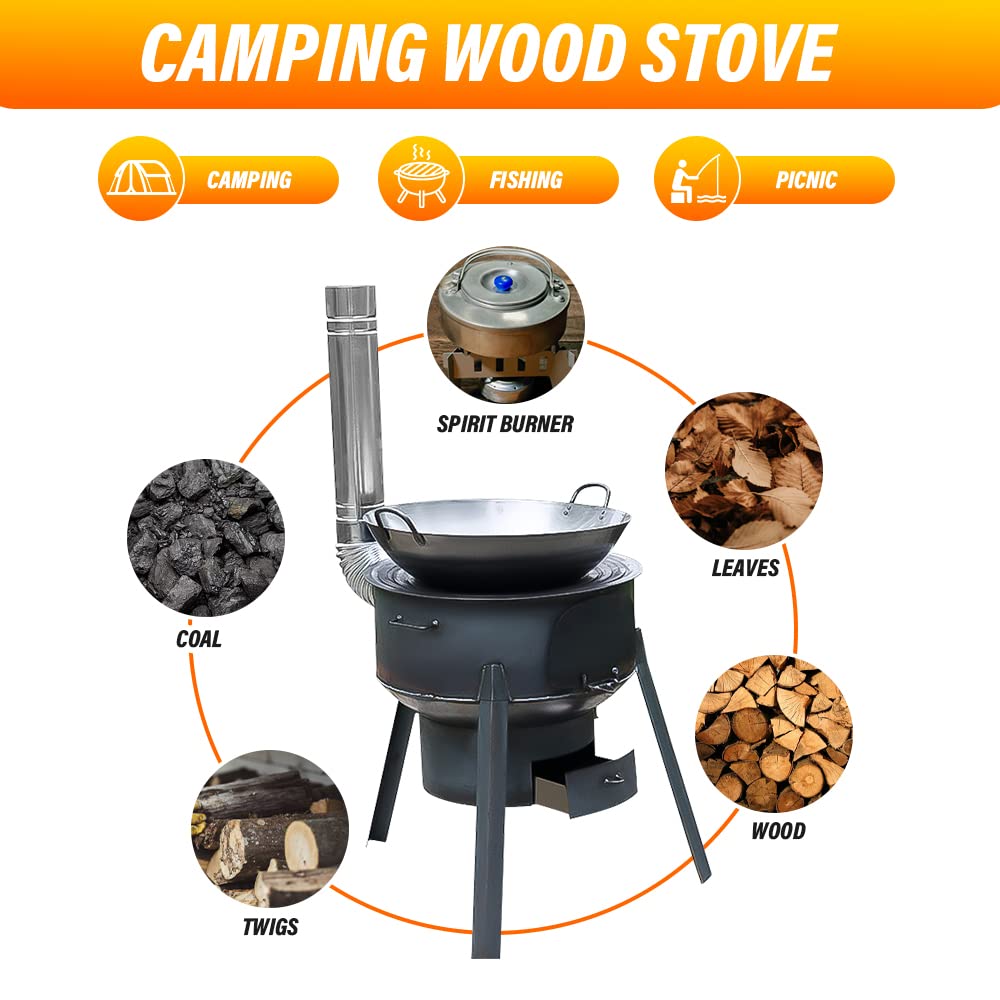 เตาแก๊สพกพาแบบถอดประกอบได้ ขนา - Camping Cooking Hot Plate บทวิจารณ์และราคา