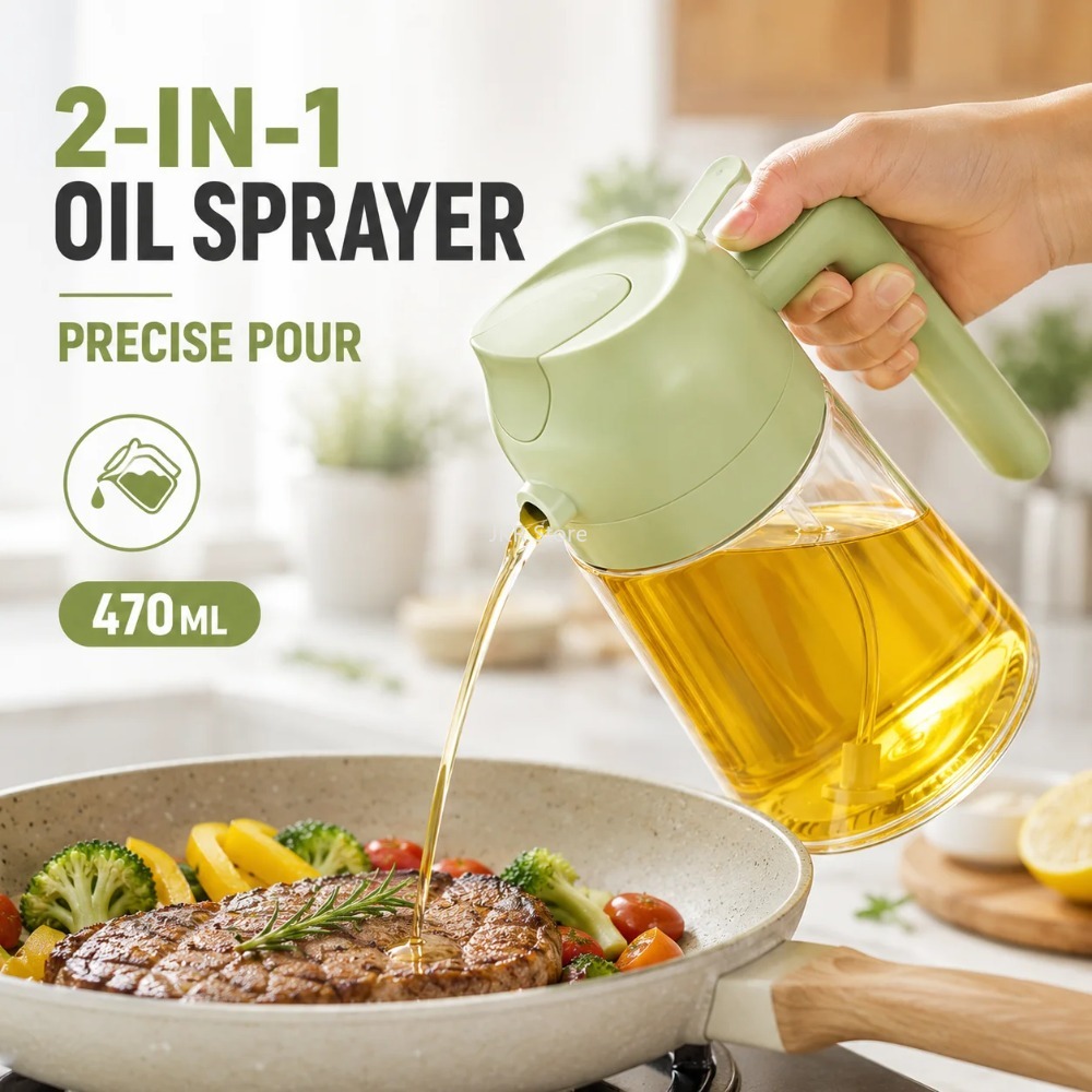 ขวดสเปรย์น้ำมันมะกอก 2 in 1 ขน - Camping Cooking Kitchen บทวิจารณ์และราคา