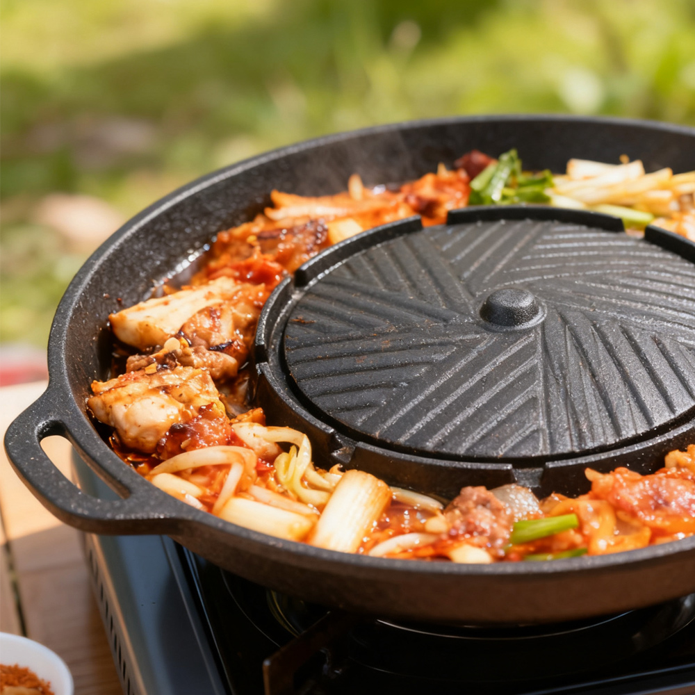 กระทะปิ้งย่างเกาหลี KOSUN 2 in - Camping Cooking Bowl บทวิจารณ์และราคา