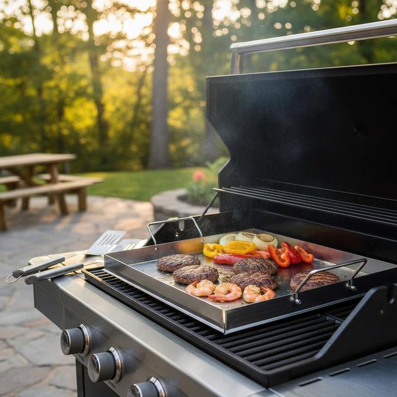 เตาปิ้งย่างแบบแบนขนาด 18x16 นิ - Camping Cooking Bowl บทวิจารณ์และราคา