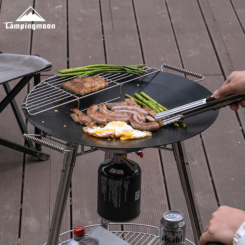 CAMPINGMOON GRW-45F กระทะเหล็ก - Camping Cooking Griddle บทวิจารณ์และราคา