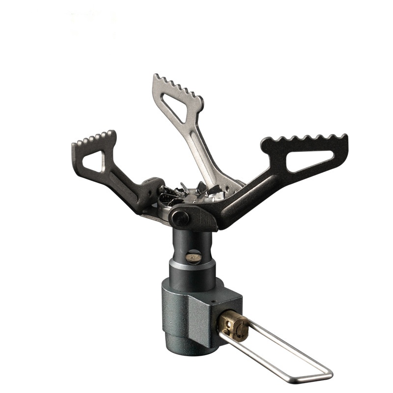 เตาแก๊สอัลลอยด์สำหรับตั้งแคมป์ - Camping Cooking Gas Stove Portable Tool บทวิจารณ์และราคา