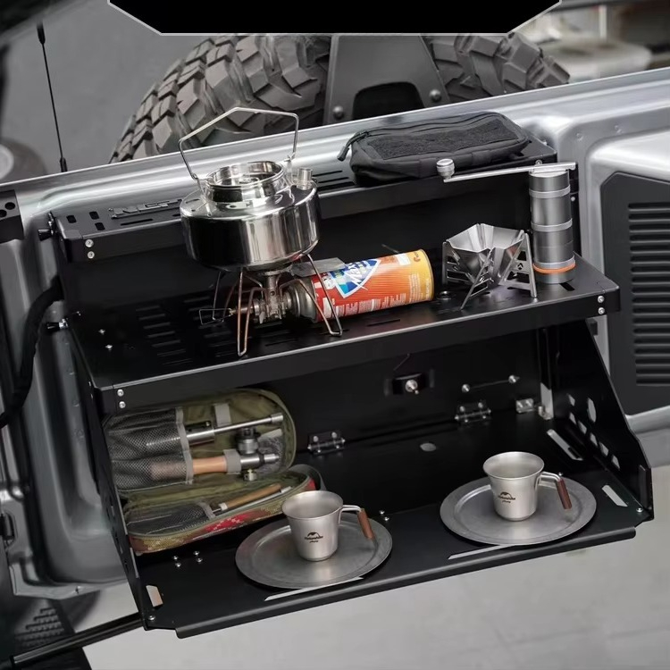 โต๊ะพับอเนกประสงค์สำหรับติดตั้ - Van Camping Cooking บทวิจารณ์และราคา