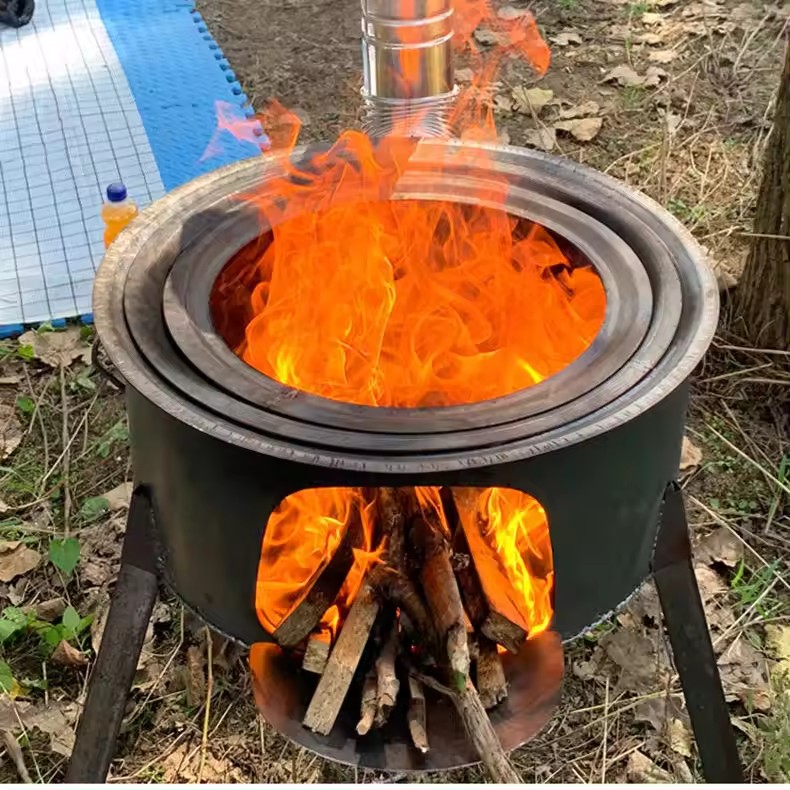 เตาแก๊สพกพาแบบถอดประกอบได้ ขนา - Camping Cooking Hot Plate บทวิจารณ์และราคา