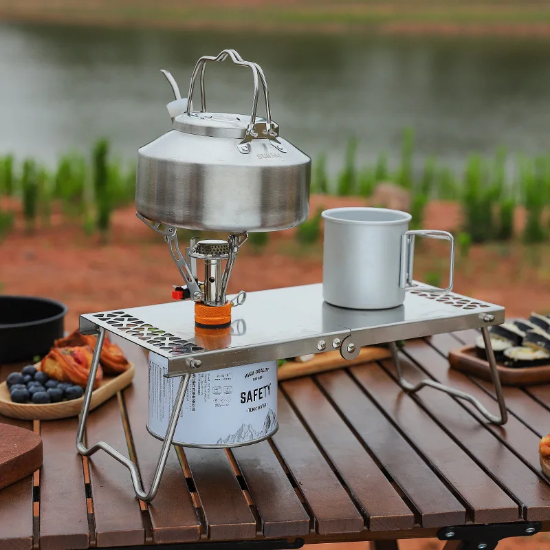 โต๊ะชาขนาดเล็กแบบพกพาสำหรับใช้ - Camping Cooking Griddle บทวิจารณ์และราคา
