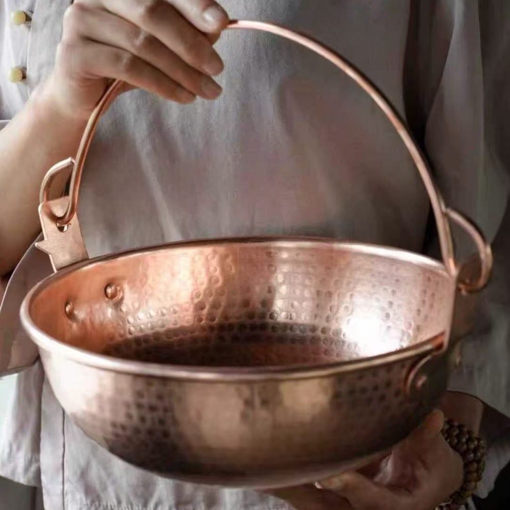 หม้อทองแดงโบราณแบบแขวน, หม้อสำ - Camping Hanging Cooking Pot บทวิจารณ์และราคา