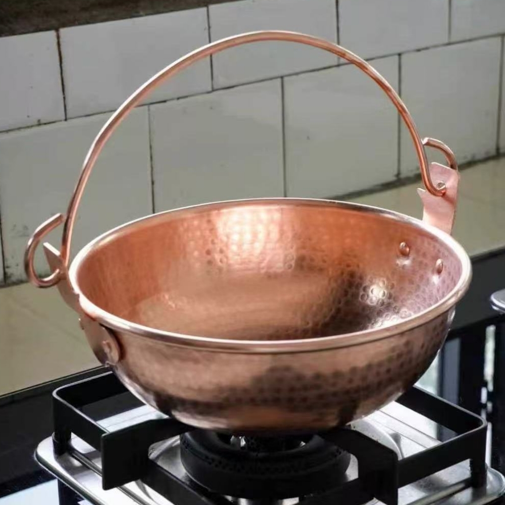 หม้อทองแดงโบราณแบบแขวน, หม้อสำ - Camping Hanging Cooking Pot บทวิจารณ์และราคา