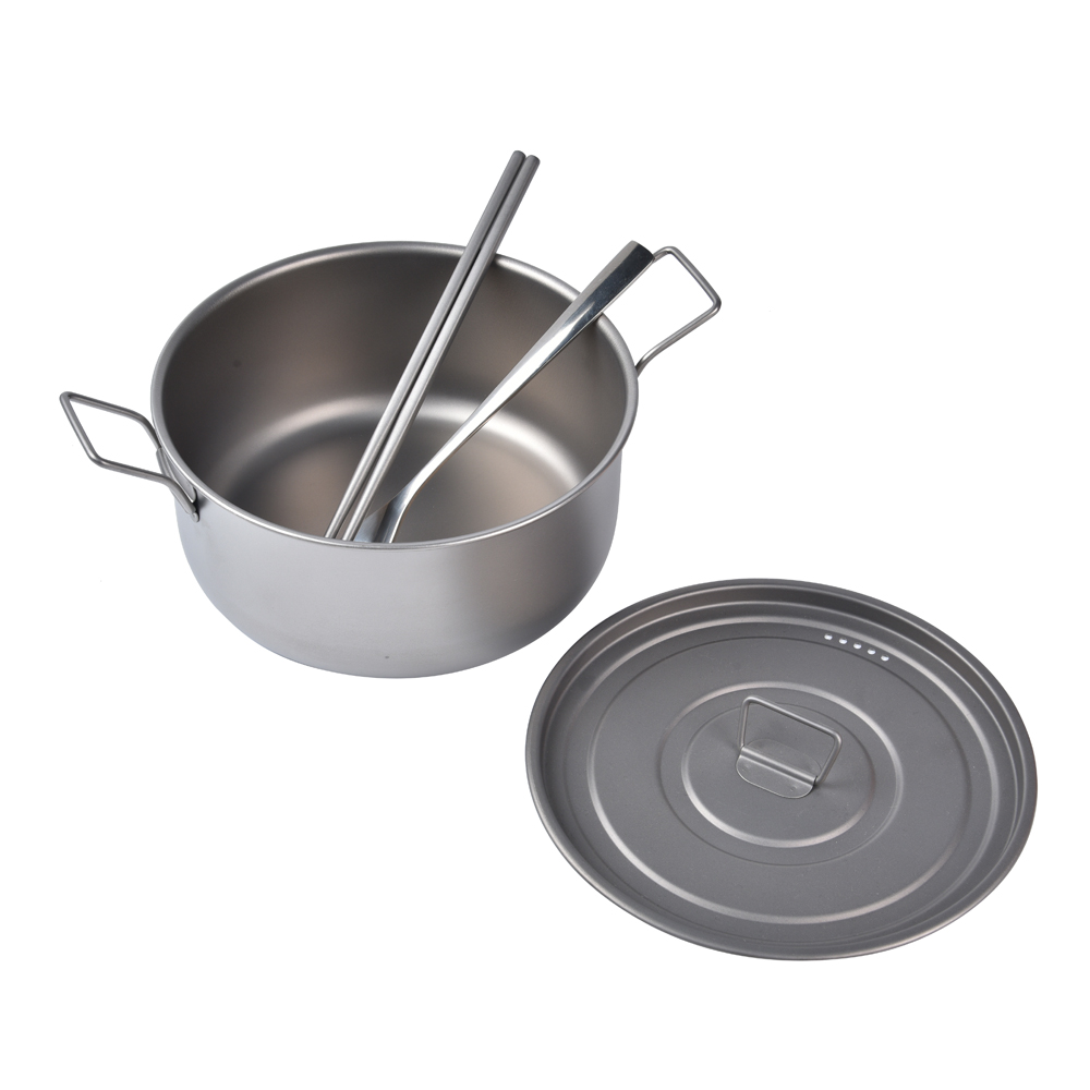 หม้อแขวนสำหรับตั้งแคมป์กลางแจ้ - Camping Hanging Cooking Pot บทวิจารณ์และราคา