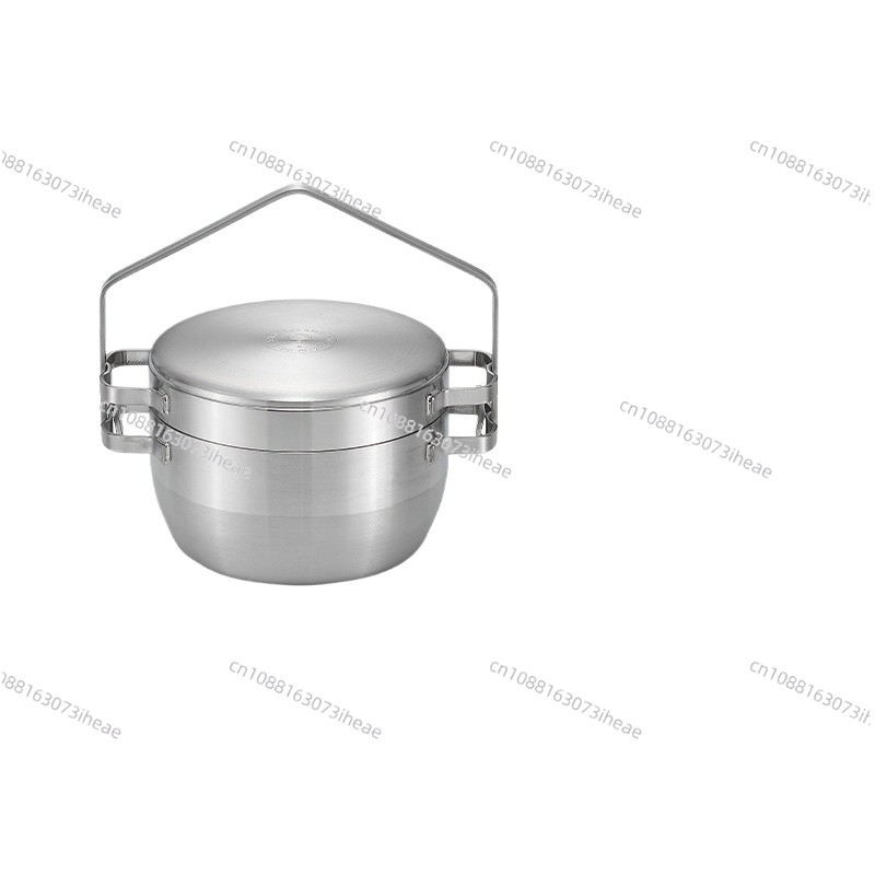 หม้อสแตนเลส DO-25 หนาพิเศษ สำห - Camping Hanging Cooking Pot บทวิจารณ์และราคา
