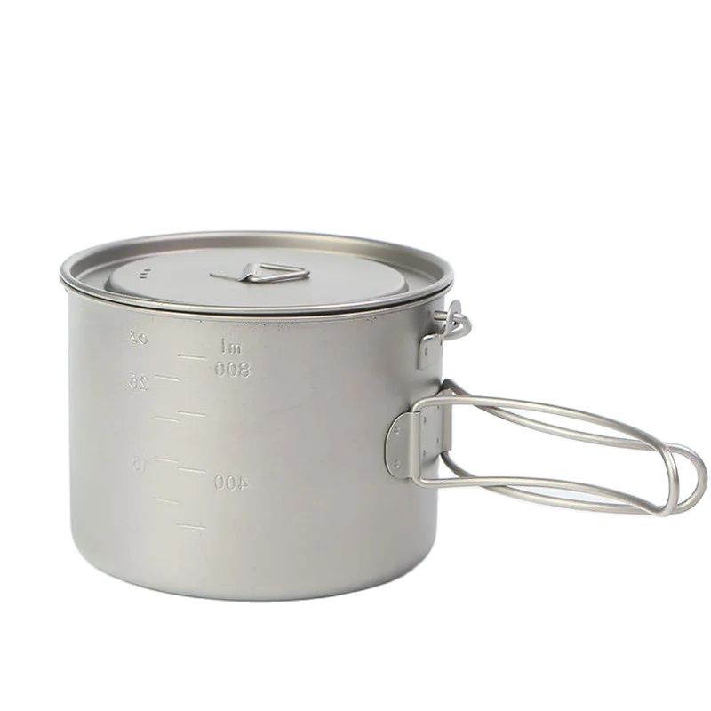 หม้ออาหารปิคนิคไทเทเนียม750มล. - Camping Hanging Cooking Pot บทวิจารณ์และราคา