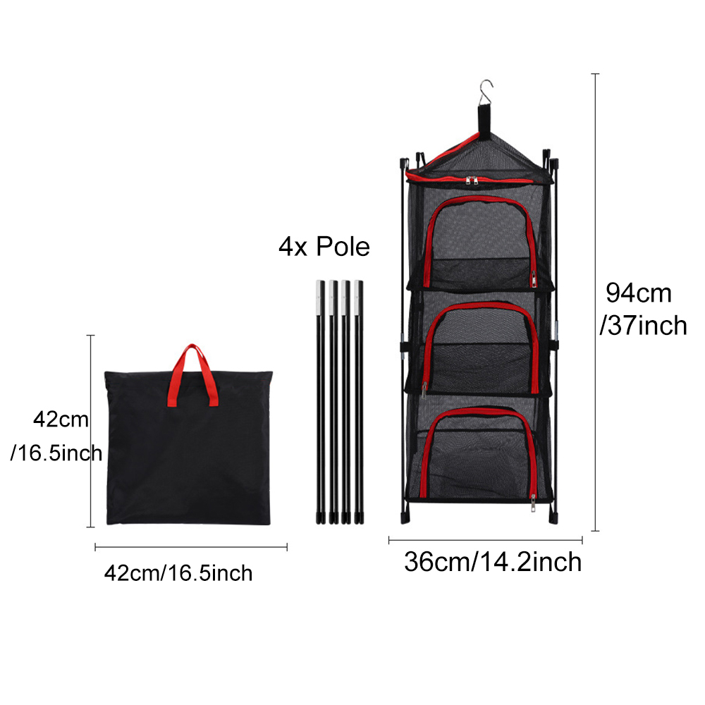 ตะกร้าตาข่ายราวตากตาข่าย3ชั้นส - Camping Cooking Bowl บทวิจารณ์และราคา
