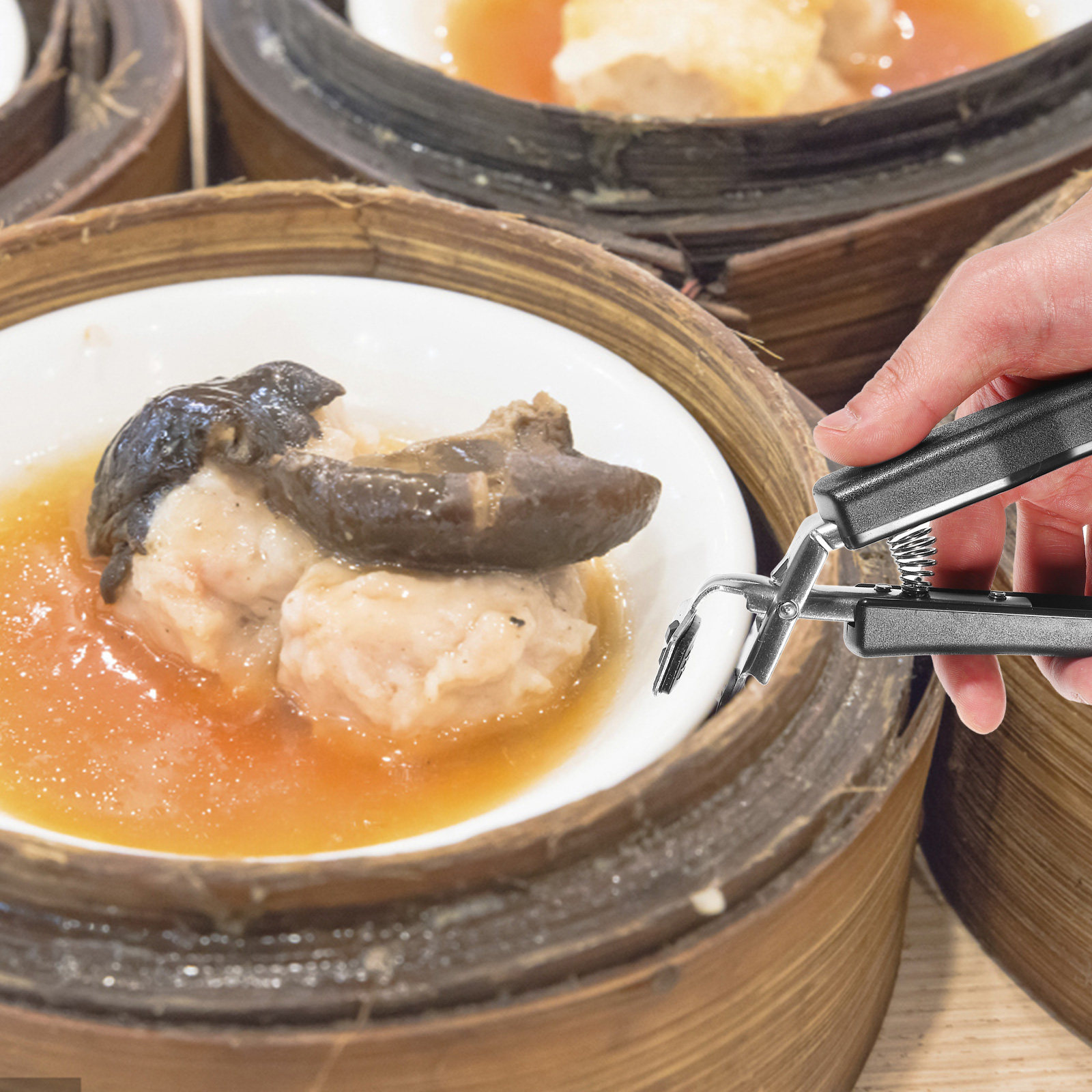 ที่คีบอาหารสแตนเลส 2 ชิ้น ป้อง - Camping Cooking Hot Plate บทวิจารณ์และราคา