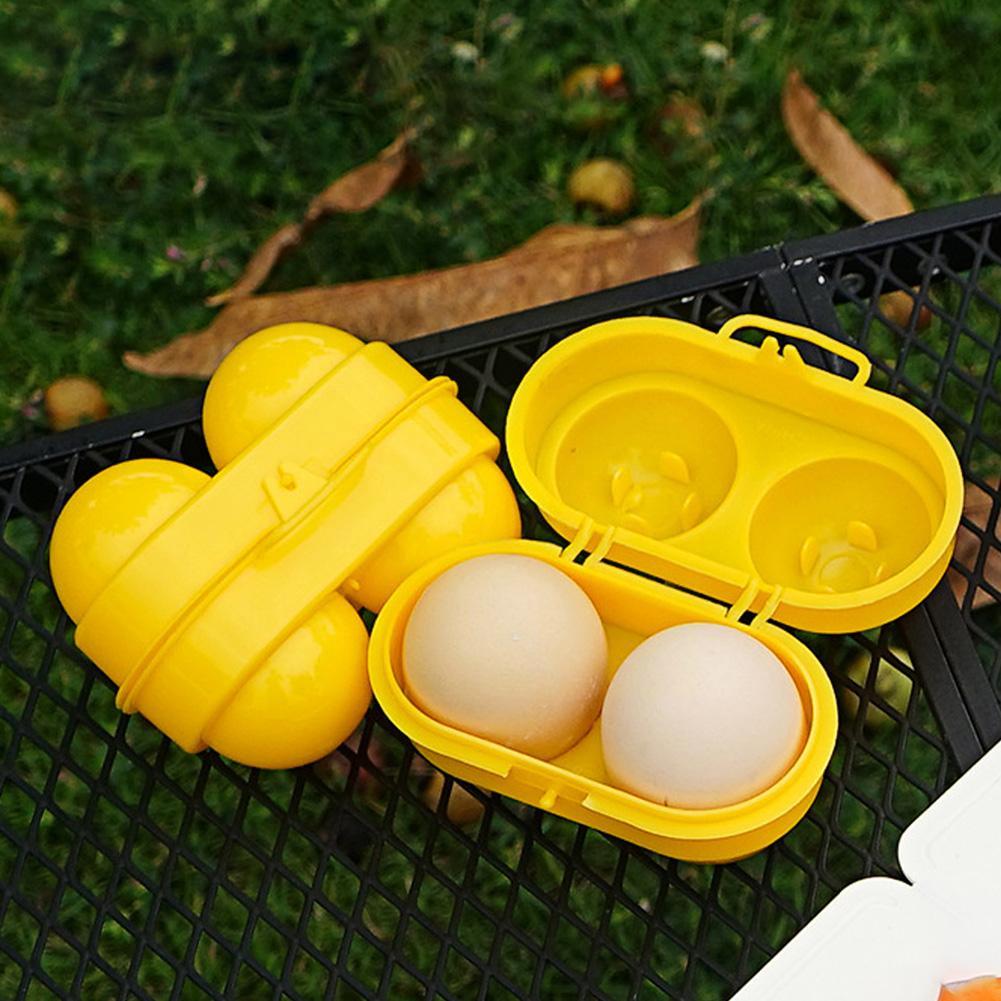 กล่องเก็บไข่แบบ2ช่องกล่องใส่ไข - Camping Cooking Utensil Holder บทวิจารณ์และราคา