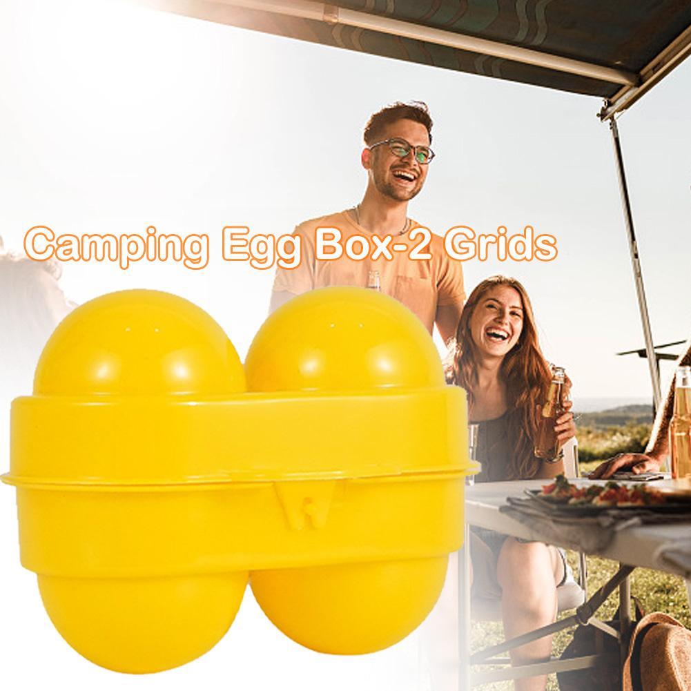 กล่องเก็บไข่แบบ2ช่องกล่องใส่ไข - Camping Cooking Utensil Holder บทวิจารณ์และราคา