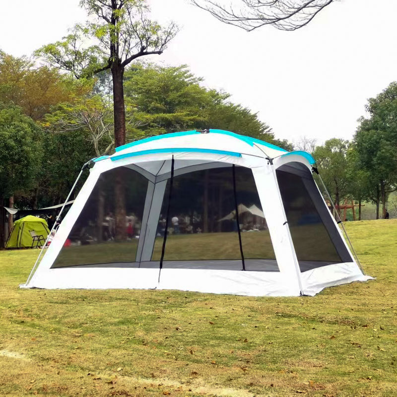 เต็นท์กันสาดผ้าอ็อกซ์ฟอร์ดกันฝ - Camping Cooking Canopy บทวิจารณ์และราคา