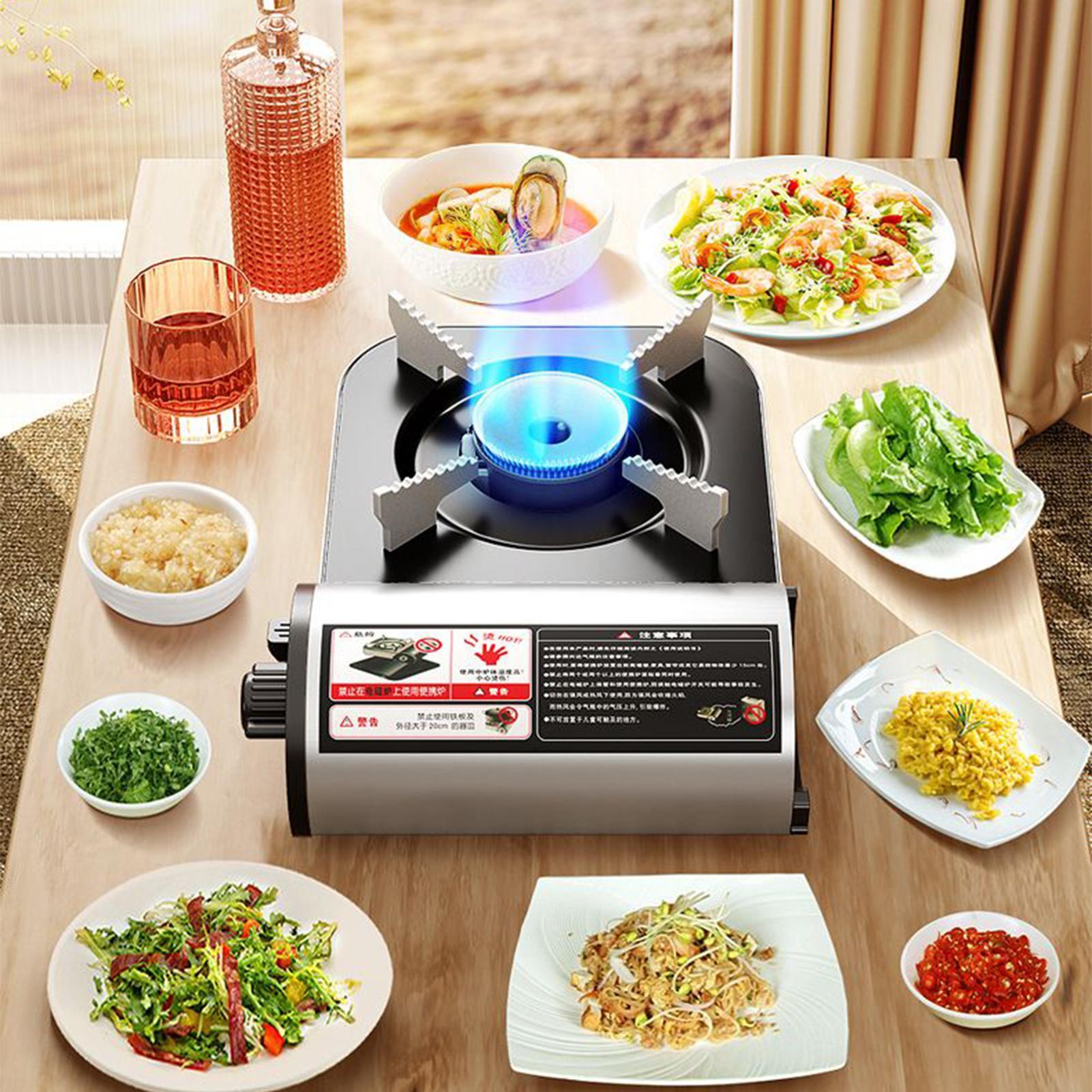 เตาแคมป์ปิ้งแบบพกพา เตาเผาแคมป - Camping Cooking Gas Stove Portable Tool บทวิจารณ์และราคา
