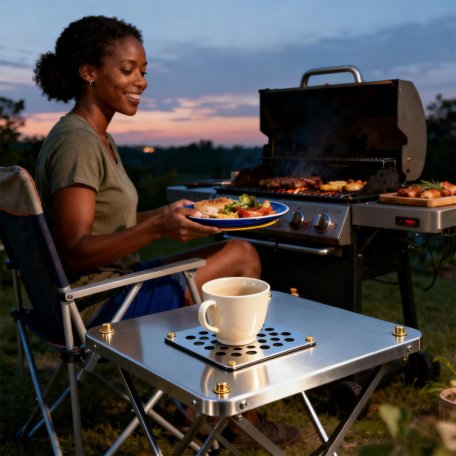 ที่รองหม้อและกระทะ ทนความร้อน  - Camping Cooking Hot Plate บทวิจารณ์และราคา