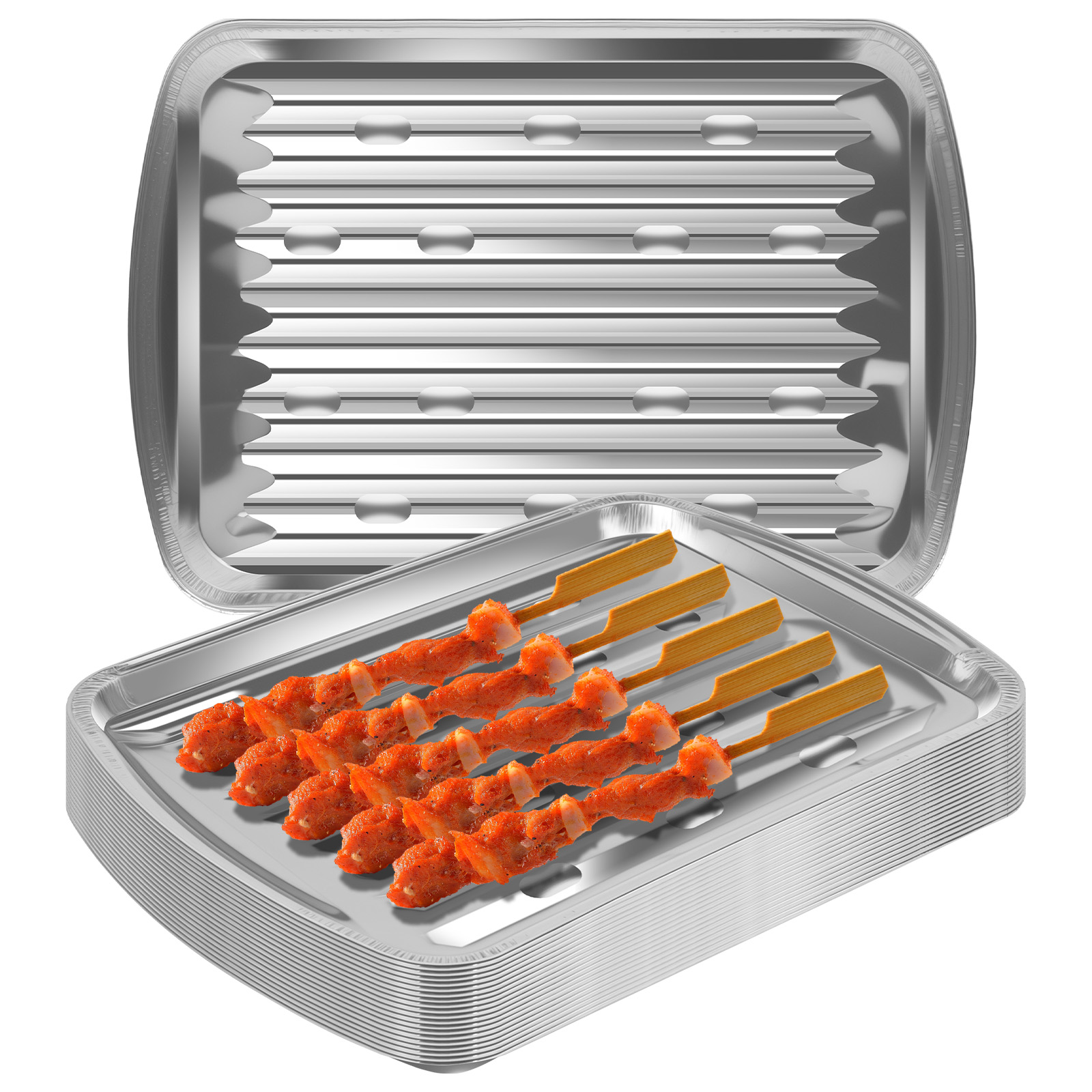 ถาดฟอยล์อลูมิเนียม ถาดอบแบบไม่ - Camping Cooking Bowl บทวิจารณ์และราคา