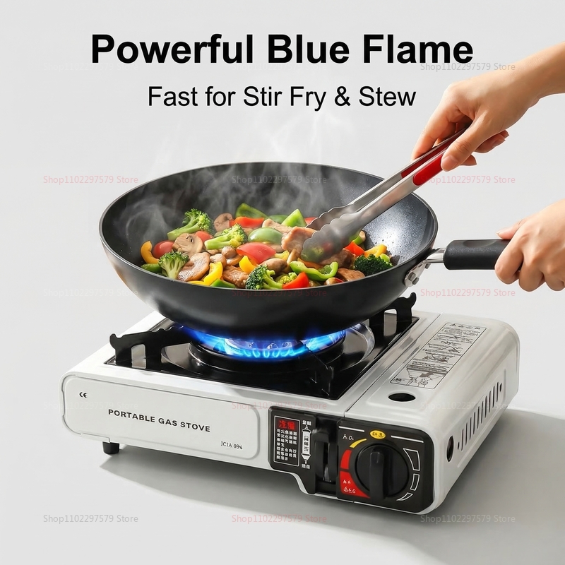 เตาแก๊สแคมป์ปิ้งแบบพกพาพับได้เ - Camping Cooking Gas Stove Portable Tool บทวิจารณ์และราคา