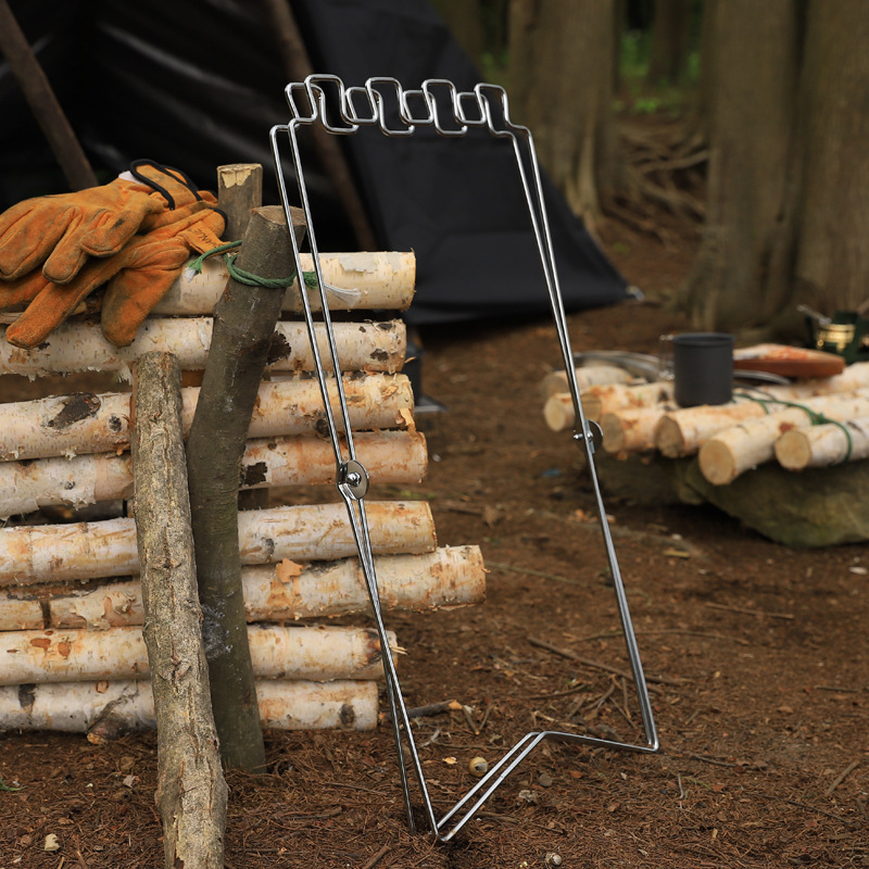 ที่วางถุงขยะแบบพับได้, ที่วางถ - Camping Cooking Utensil Holder บทวิจารณ์และราคา