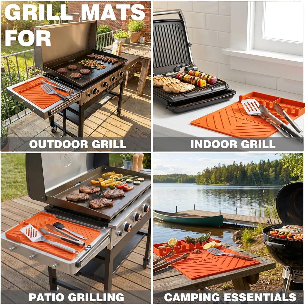 แผ่นรองย่างซิลิโคนหรืออุปกรณ์เ - Camping Cooking Kitchen บทวิจารณ์และราคา
