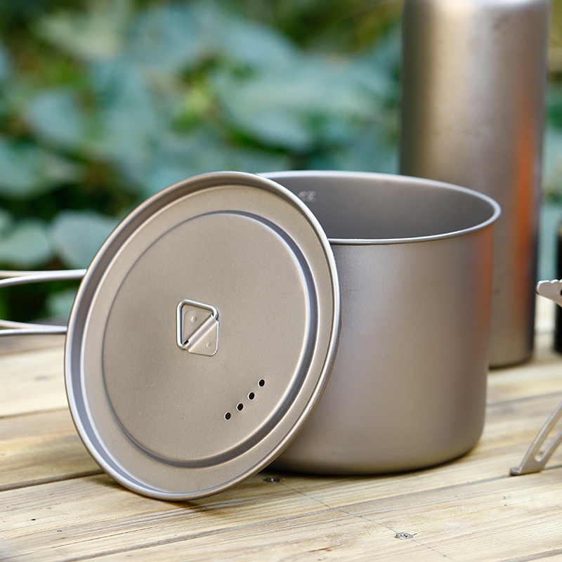 หม้อซุปแขวนกลางแจ้งความจุขนาดใ - Camping Hanging Cooking Pot บทวิจารณ์และราคา