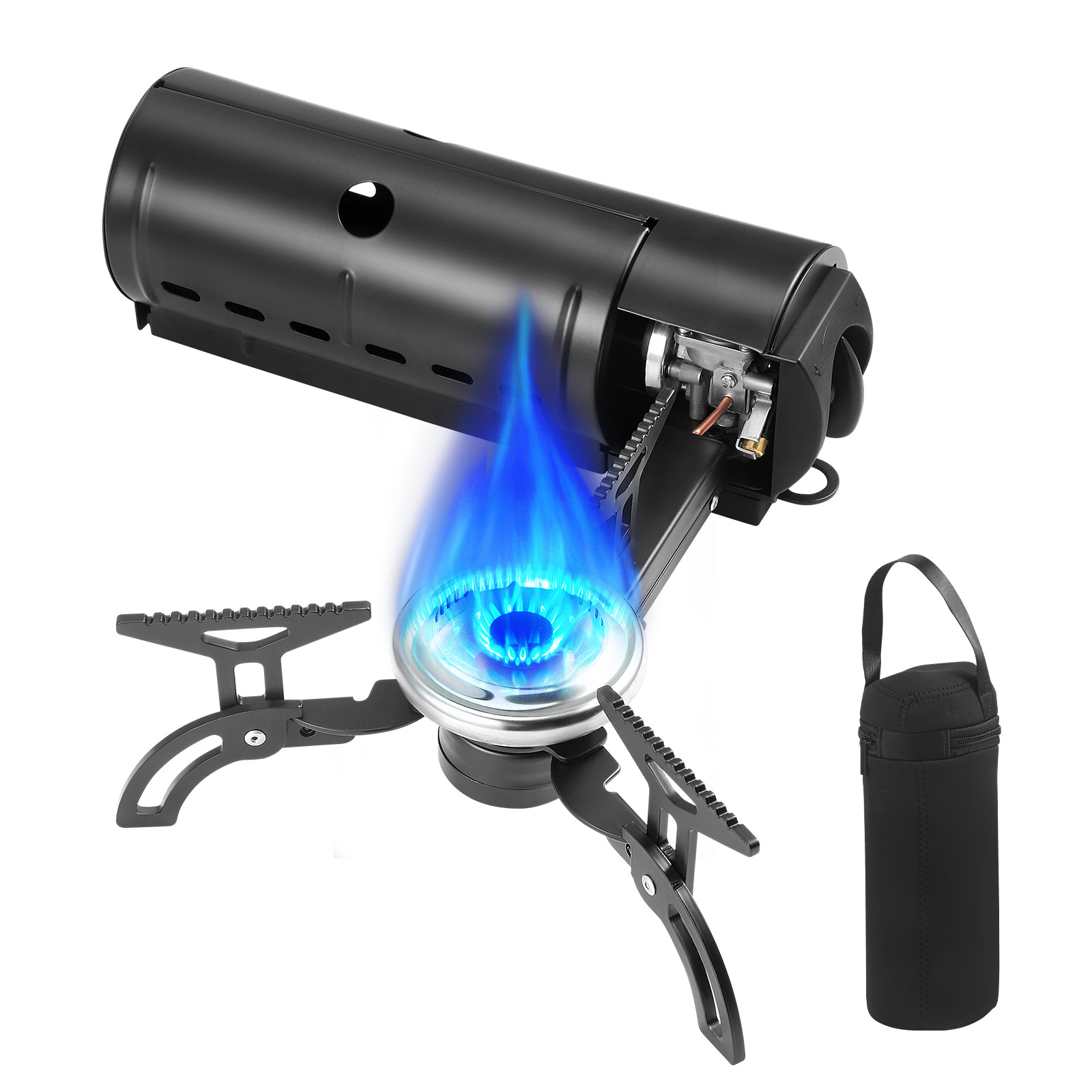 2800W เตาพับแบบพกพาเตาแก๊สแคมป - Camping Cooking Gas Stove Portable Tool บทวิจารณ์และราคา