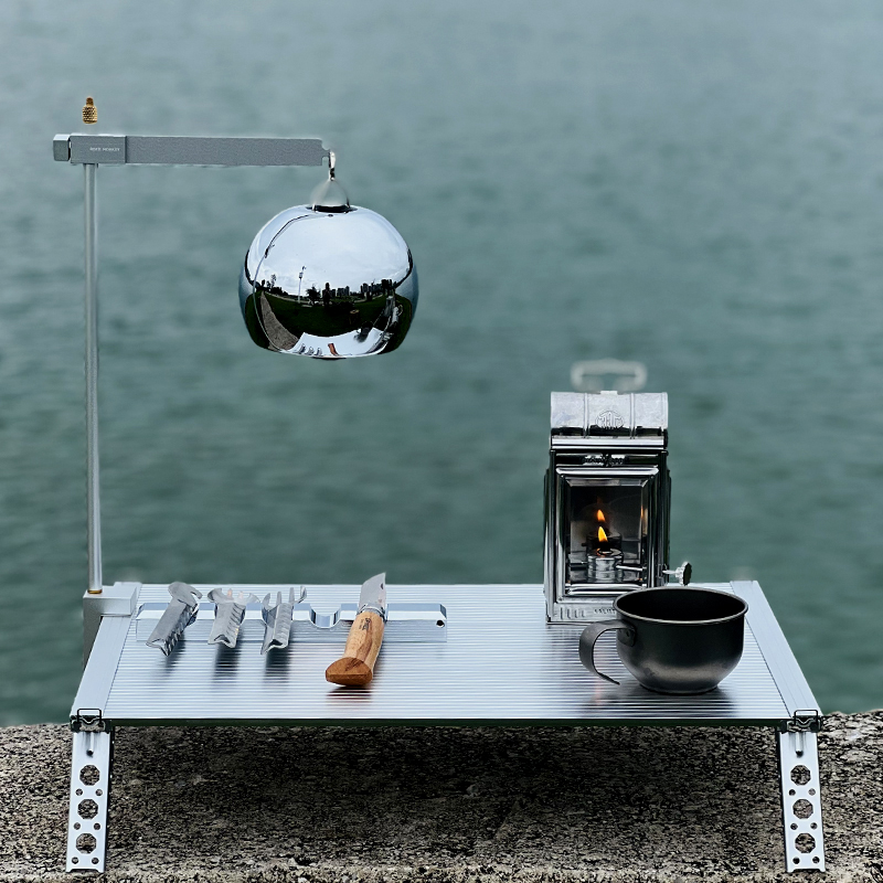 โป๊ะตั้งแคมป์ทรงกลมเหมาะสําหรั - Camping Cooking Utensil Holder บทวิจารณ์และราคา