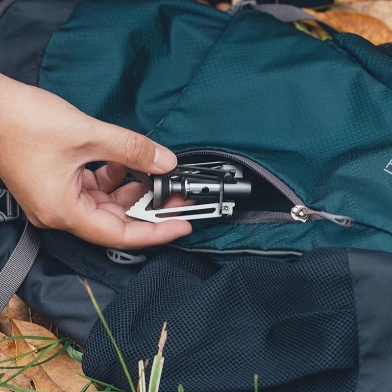 เตาแคมป์ปิ้งพกพา น้ำหนักเบา พั - Camping Cooking Gas Stove Portable Tool บทวิจารณ์และราคา