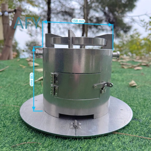 เตาแก๊สไม้แบบพกพาสำหรับตั้งแคม - Camping Cooking Hot Plate บทวิจารณ์และราคา