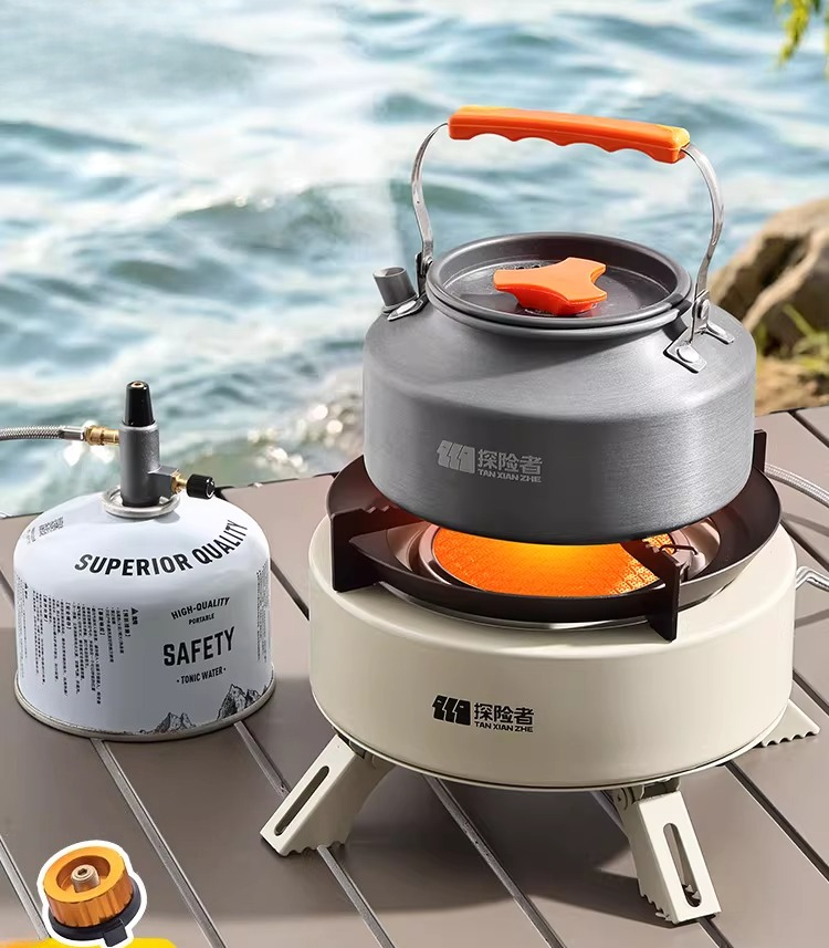 เตาแก๊สพกพาแบบแยกส่วน สำหรับตั - Camping Cooking Gas Stove Portable Tool บทวิจารณ์และราคา